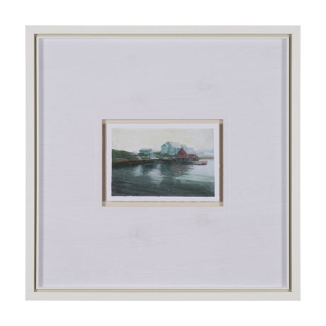 East Coast View II by Mercana Studio a Hand Embellished Framed Art Print Matted under Glass by Mercana at Eve Furniture