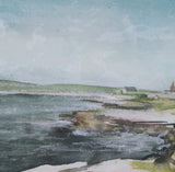 East Coast View III by Mercana Studio a Hand Embellished Framed Art Print Matted under Glass by Mercana at Eve Furniture