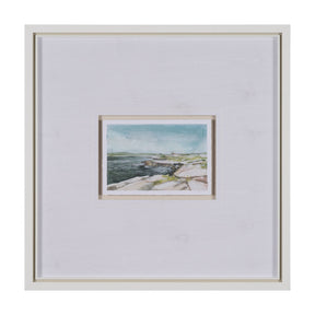 East Coast View III by Mercana Studio a Hand Embellished Framed Art Print Matted under Glass by Mercana at Eve Furniture