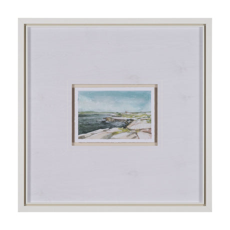 East Coast View III by Mercana Studio a Hand Embellished Framed Art Print Matted under Glass by Mercana at Eve Furniture