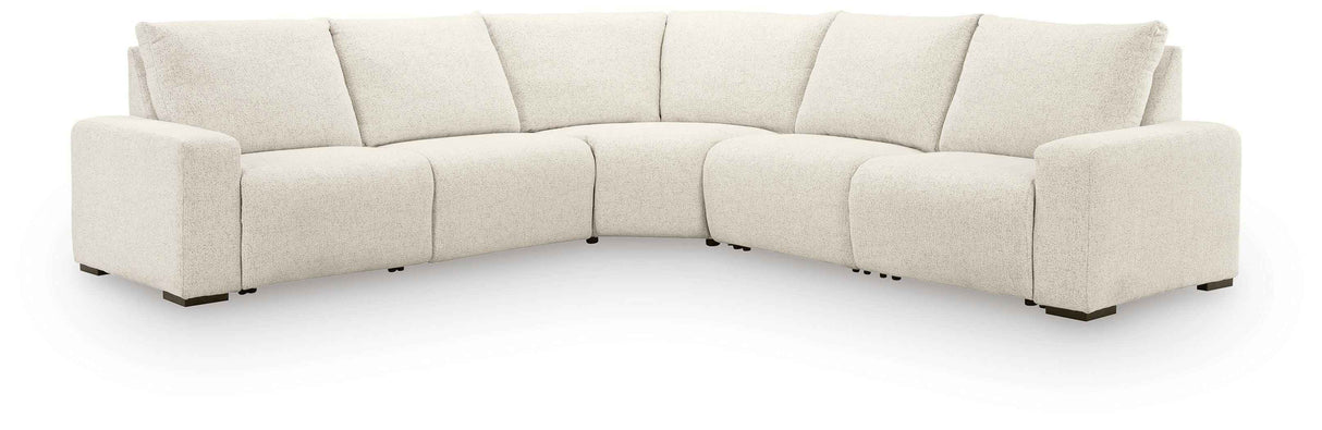 East Loft Chai 5-Piece Power Reclining Sectional by Ashley at Eve Furniture