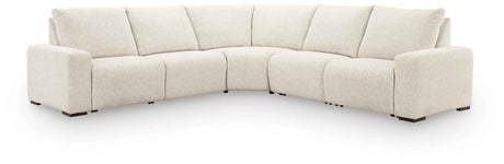 East Loft Chai 5-Piece Power Reclining Sectional by Ashley at Eve Furniture