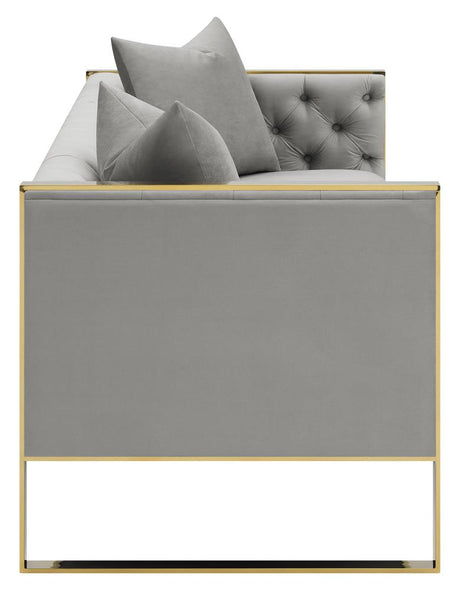 Eastbrook Tufted Back Sofa Gray