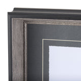 Eastern Blue BW III by Mercana Studio Hand Embellished Textured Framed Art Print Matted under Glass by Mercana at Eve Furniture