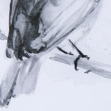 Eastern Blue BW IV by Mercana Studio a Hand Embellished Textured Framed Art Print Matted under Glass by Mercana at Eve Furniture