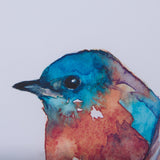 Eastern Blue I by Mercana Studio a Hand Embellished Textured Framed Art Print Matted under Glass by Mercana at Eve Furniture