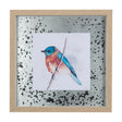 Eastern Blue I by Mercana Studio a Hand Embellished Textured Framed Art Print Matted under Glass by Mercana at Eve Furniture