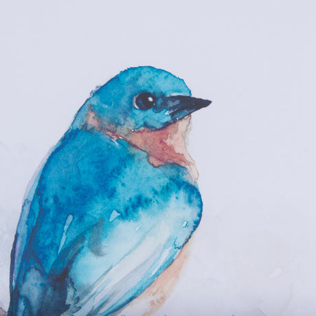 Eastern Blue II by Mercana Studio a Hand Embellished Textured Framed Art Print Matted under Glass by Mercana at Eve Furniture
