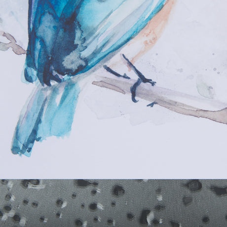 Eastern Blue II by Mercana Studio a Hand Embellished Textured Framed Art Print Matted under Glass by Mercana at Eve Furniture