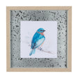 Eastern Blue II by Mercana Studio a Hand Embellished Textured Framed Art Print Matted under Glass by Mercana at Eve Furniture