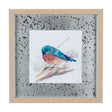 Eastern Blue III by Mercana Studio a Hand Embellished Textured Framed Art Print Matted under Glass by Mercana at Eve Furniture