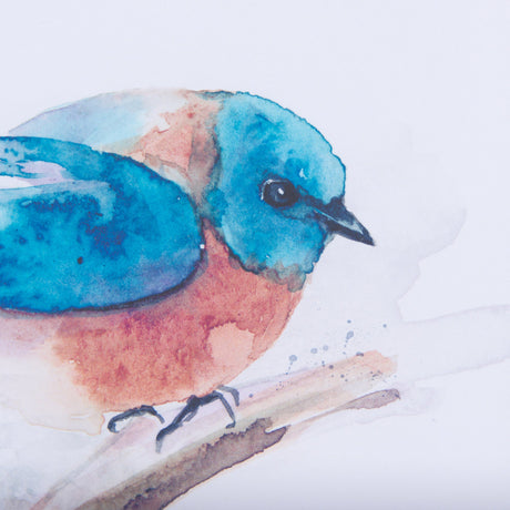 Eastern Blue IV by Mercana Studio a Hand Embellished Textured Framed Art Print Matted under Glass by Mercana at Eve Furniture