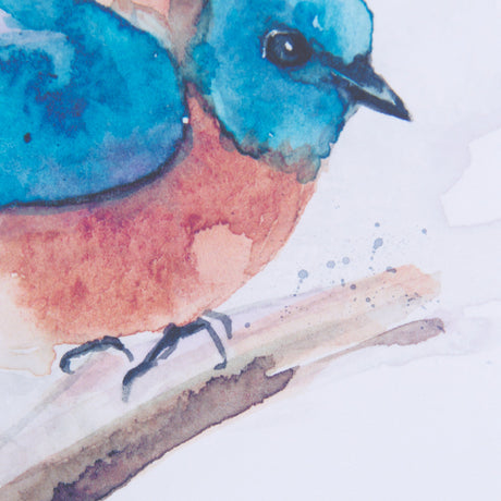 Eastern Blue IV by Mercana Studio a Hand Embellished Textured Framed Art Print Matted under Glass by Mercana at Eve Furniture