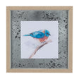Eastern Blue IV by Mercana Studio a Hand Embellished Textured Framed Art Print Matted under Glass by Mercana at Eve Furniture