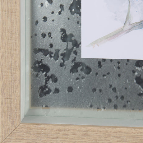 Eastern Blue VI by Mercana Studio a Hand Embellished Textured Framed Art Print Matted under Glass by Mercana at Eve Furniture