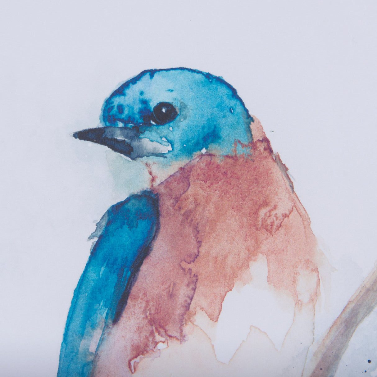 Eastern Blue VI by Mercana Studio a Hand Embellished Textured Framed Art Print Matted under Glass by Mercana at Eve Furniture