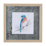 Eastern Blue VI by Mercana Studio a Hand Embellished Textured Framed Art Print Matted under Glass by Mercana at Eve Furniture