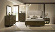Eastlin Walnut 4-Piece Queen Bedroom Set by Furniture of America at Eve Furniture