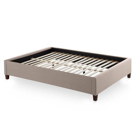 Eastman Charcoal Cal King Platform Bed Base by Malouf at Eve Furniture