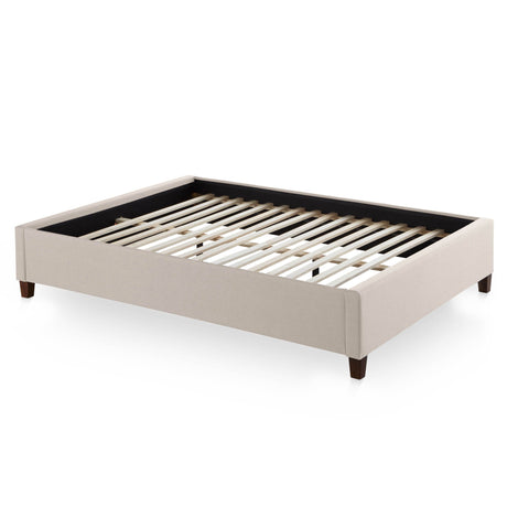 Eastman Stone King Platform Bed Base by Malouf at Eve Furniture