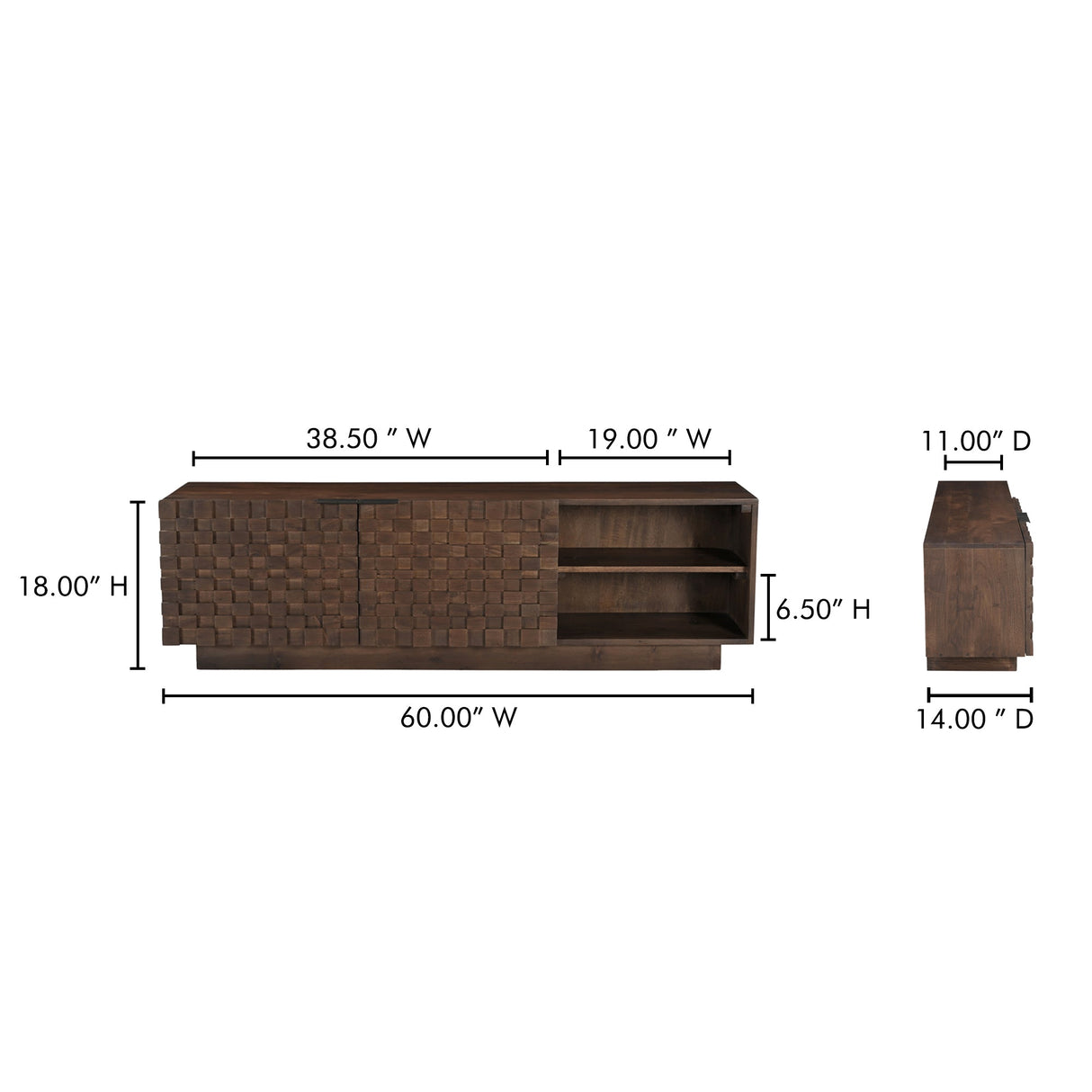 Easton Brown Media Cabinet by MOES at Eve Furniture