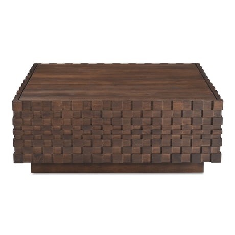 Easton Brown Storage Coffee Table by MOES at Eve Furniture