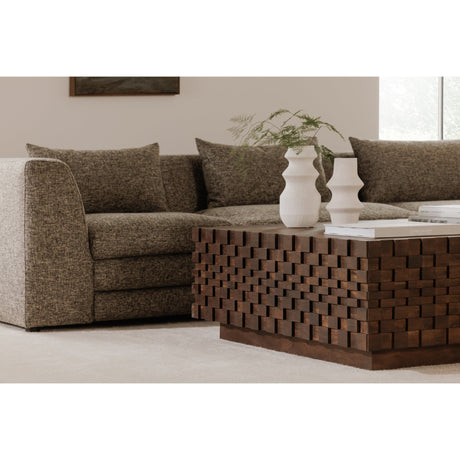 Easton Brown Storage Coffee Table by MOES at Eve Furniture