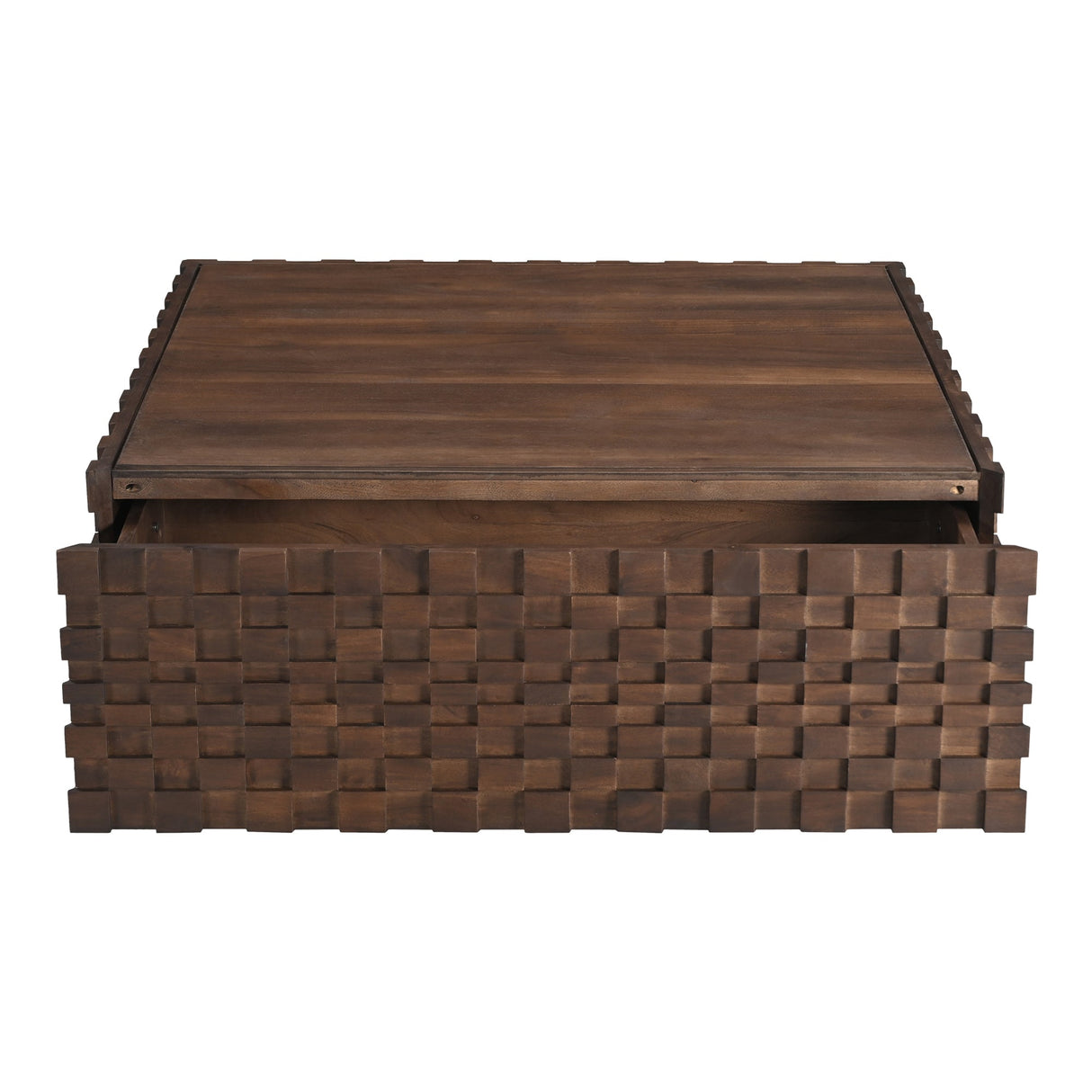 Easton Brown Storage Coffee Table by MOES at Eve Furniture