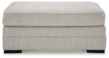 Eastonbridge Shadow Ottoman by Ashley at Eve Furniture