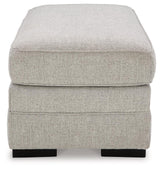 Eastonbridge Shadow Ottoman by Ashley at Eve Furniture
