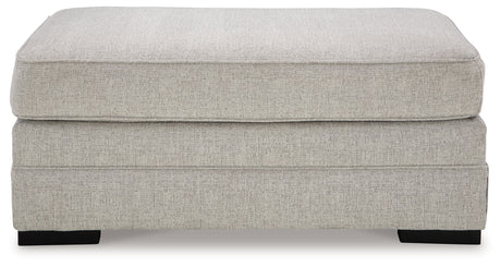Eastonbridge Shadow Ottoman by Ashley at Eve Furniture