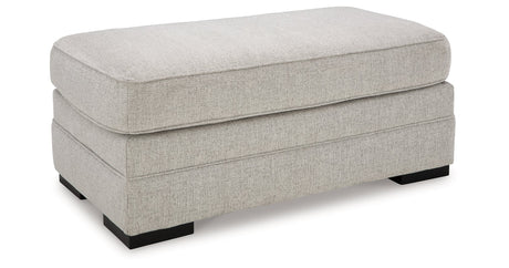 Eastonbridge Shadow Ottoman by Ashley at Eve Furniture
