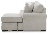 Eastonbridge Shadow Sofa Chaise and Ottoman by Ashley at Eve Furniture