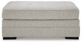 Eastonbridge Shadow Sofa Chaise and Ottoman by Ashley at Eve Furniture