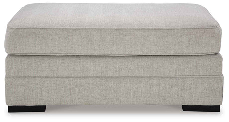 Eastonbridge Shadow Sofa Chaise and Ottoman by Ashley at Eve Furniture