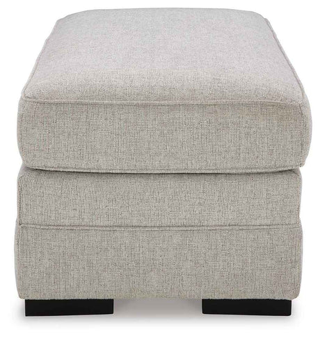 Eastonbridge Shadow Sofa Chaise and Ottoman by Ashley at Eve Furniture