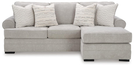 Eastonbridge Shadow Sofa Chaise and Ottoman by Ashley at Eve Furniture