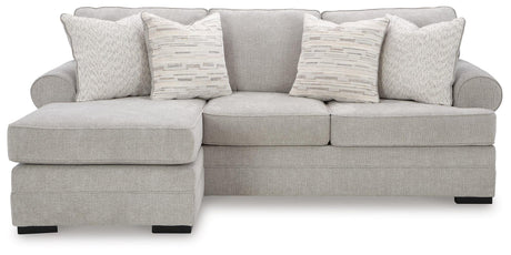 Eastonbridge Shadow Sofa Chaise and Ottoman by Ashley at Eve Furniture