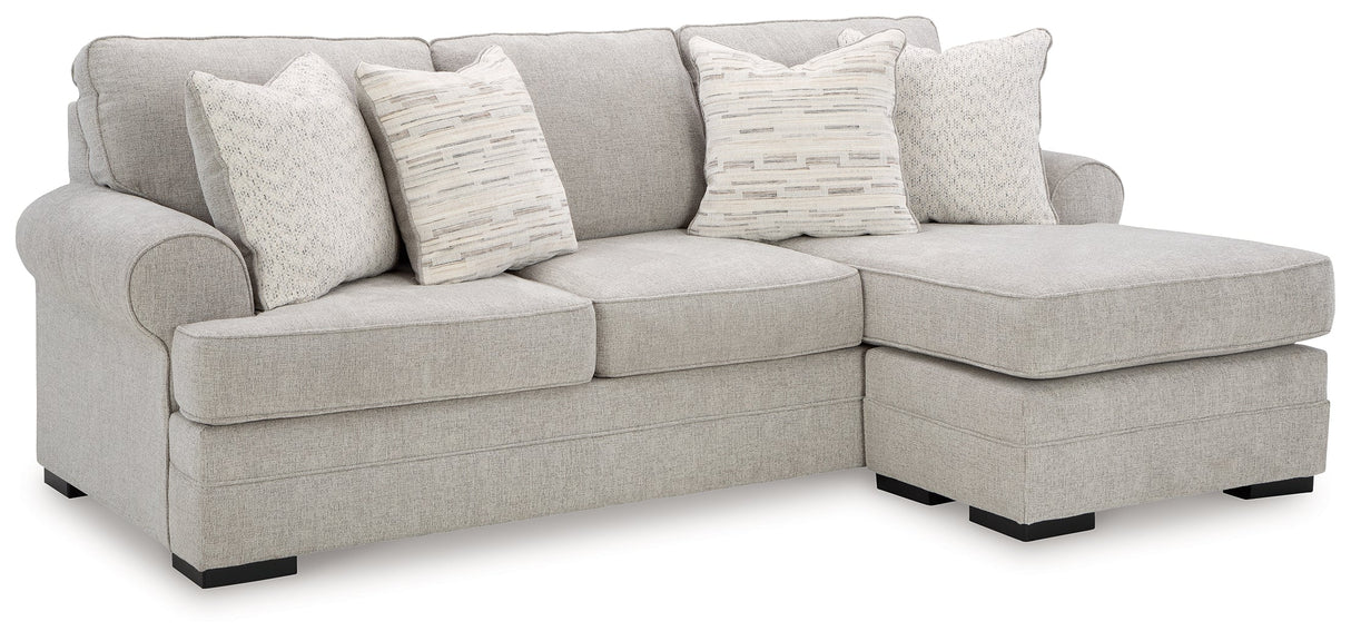 Eastonbridge Shadow Sofa Chaise by Ashley at Eve Furniture