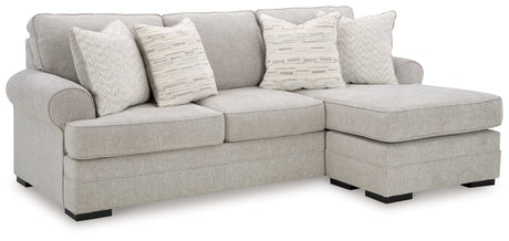 Eastonbridge Shadow Sofa Chaise by Ashley at Eve Furniture