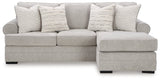 Eastonbridge Shadow Sofa Chaise by Ashley at Eve Furniture