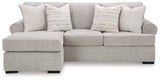Eastonbridge Shadow Sofa Chaise by Ashley at Eve Furniture