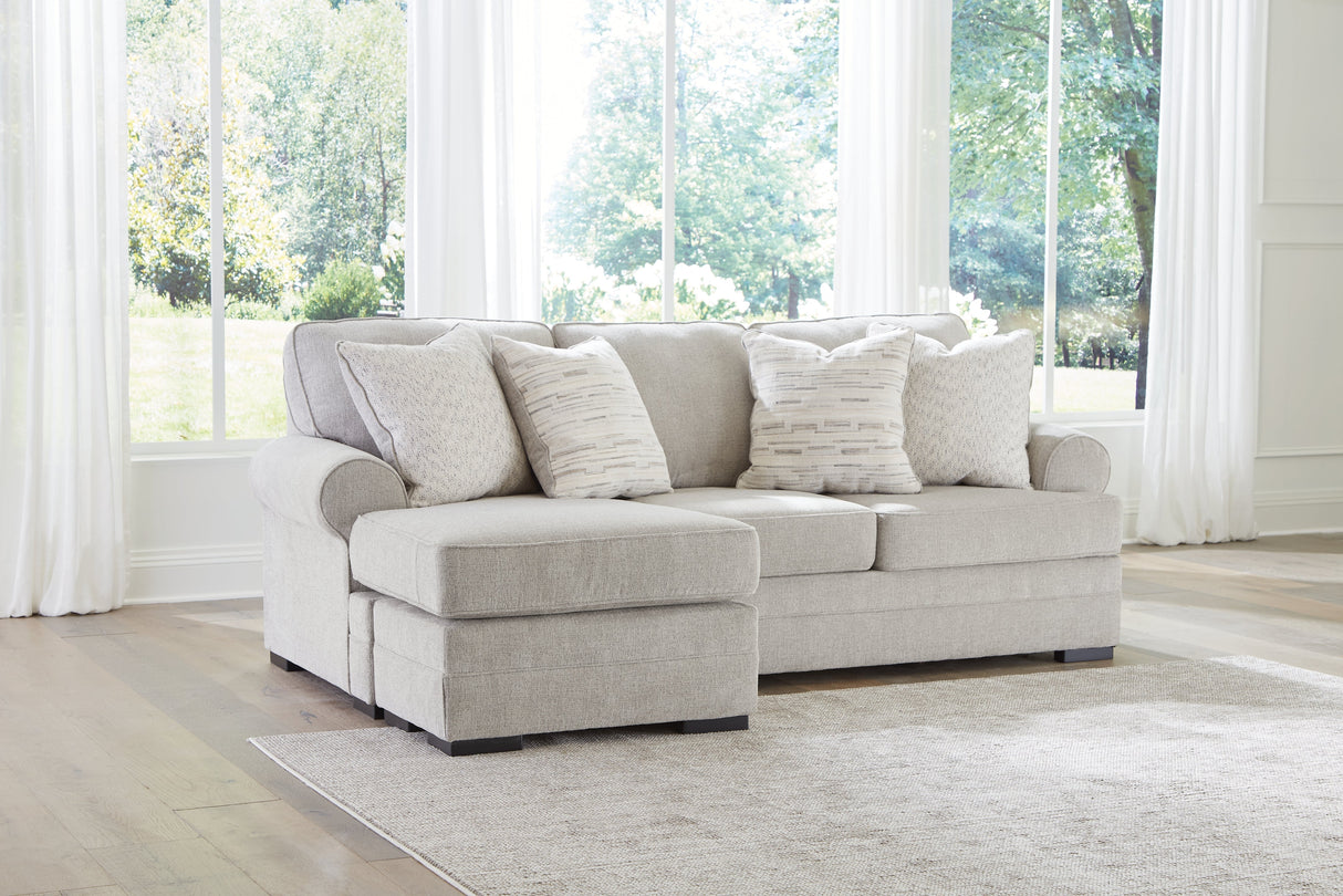 Eastonbridge Shadow Sofa Chaise by Ashley at Eve Furniture