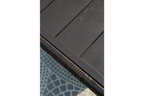 Easy Isle Dark Brown/Beige Multi-Use Table by Ashley at Eve Furniture