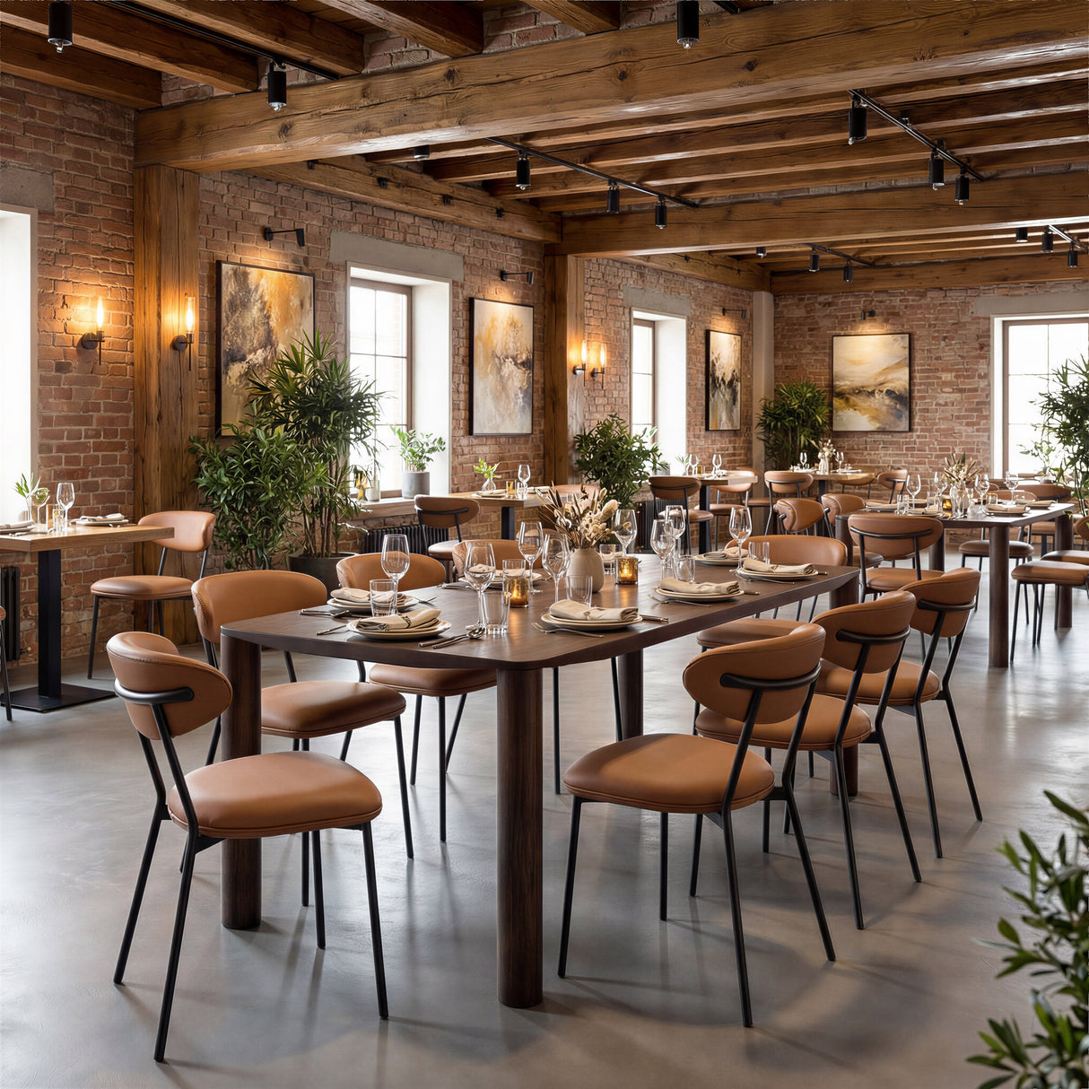Eazy Espresso Dining Table by Zuomod at Eve Furniture