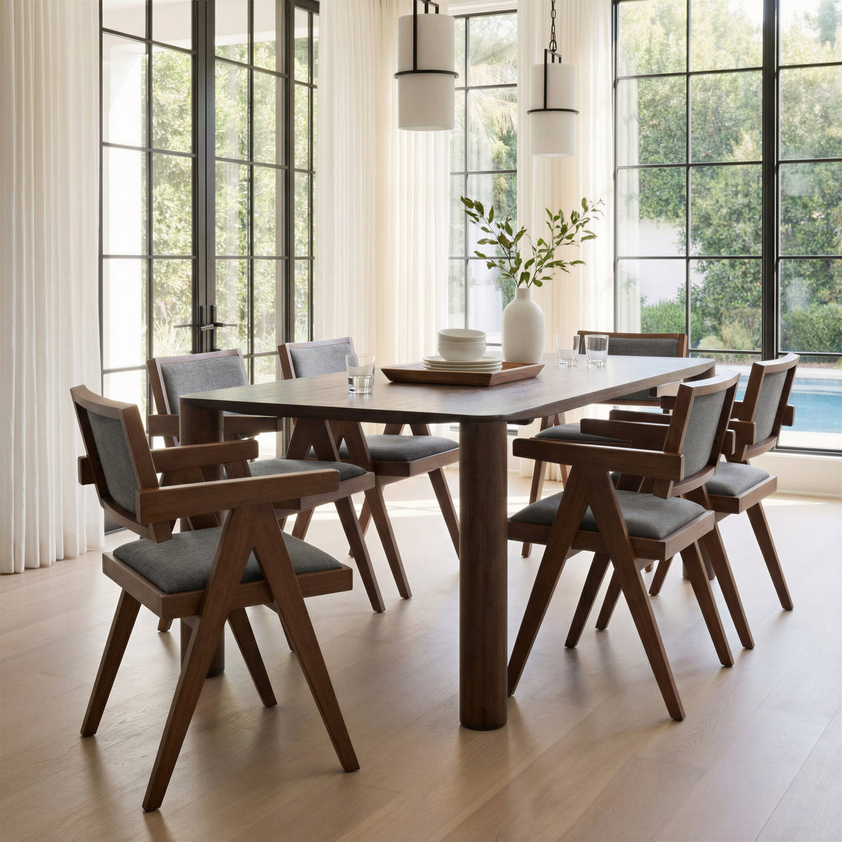 Eazy Espresso Dining Table by Zuomod at Eve Furniture