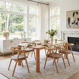 Eazy Natural Dining Table by Zuomod at Eve Furniture