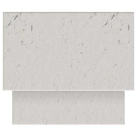 Ebby White 2-Piece Genuine Marble Top Nesting Coffee Tables by Coaster at Eve Furniture