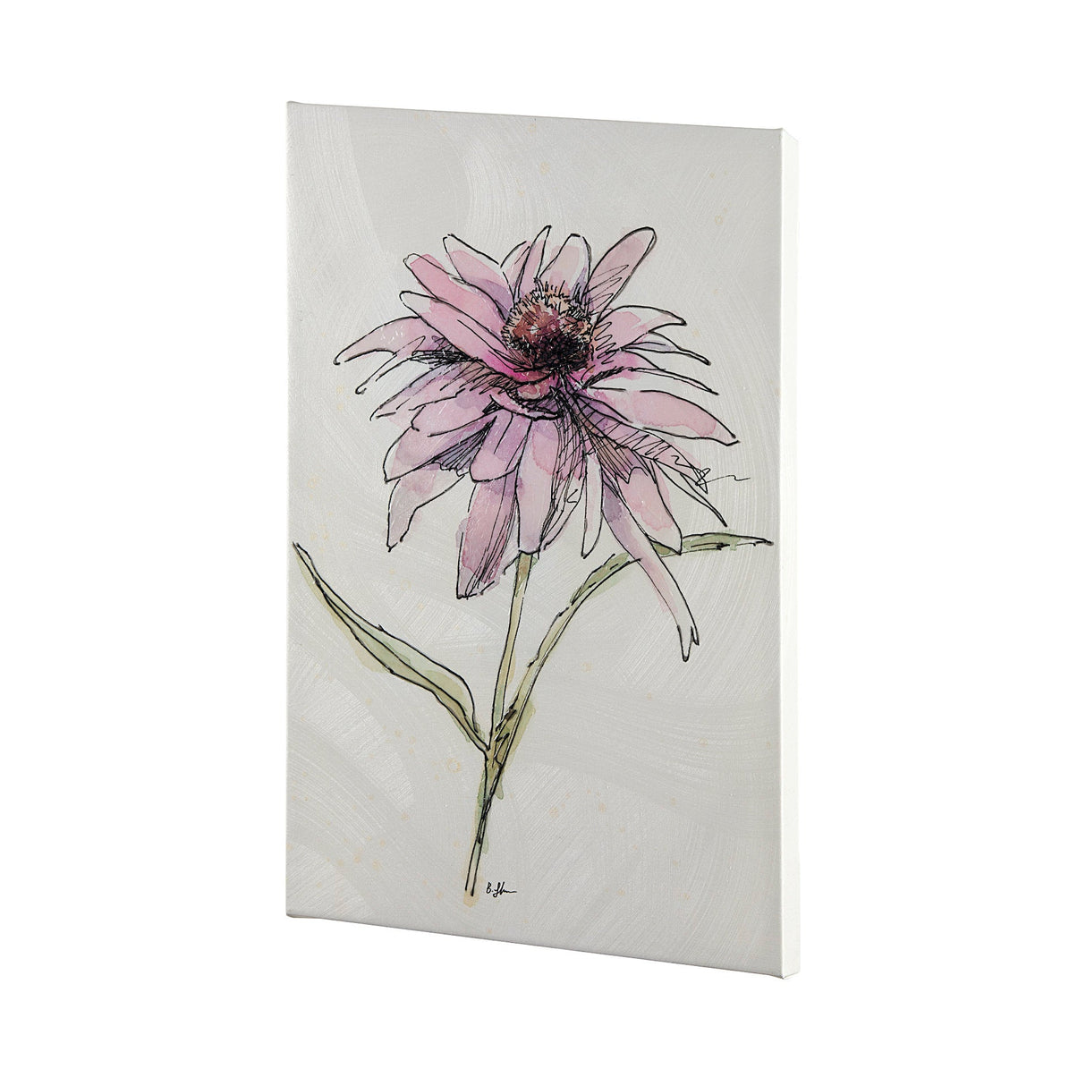 Echinacea I by Mercana Studio a Hand Embellished Textured Canvas by Mercana at Eve Furniture