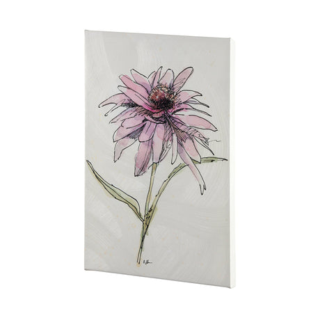Echinacea I by Mercana Studio a Hand Embellished Textured Canvas by Mercana at Eve Furniture